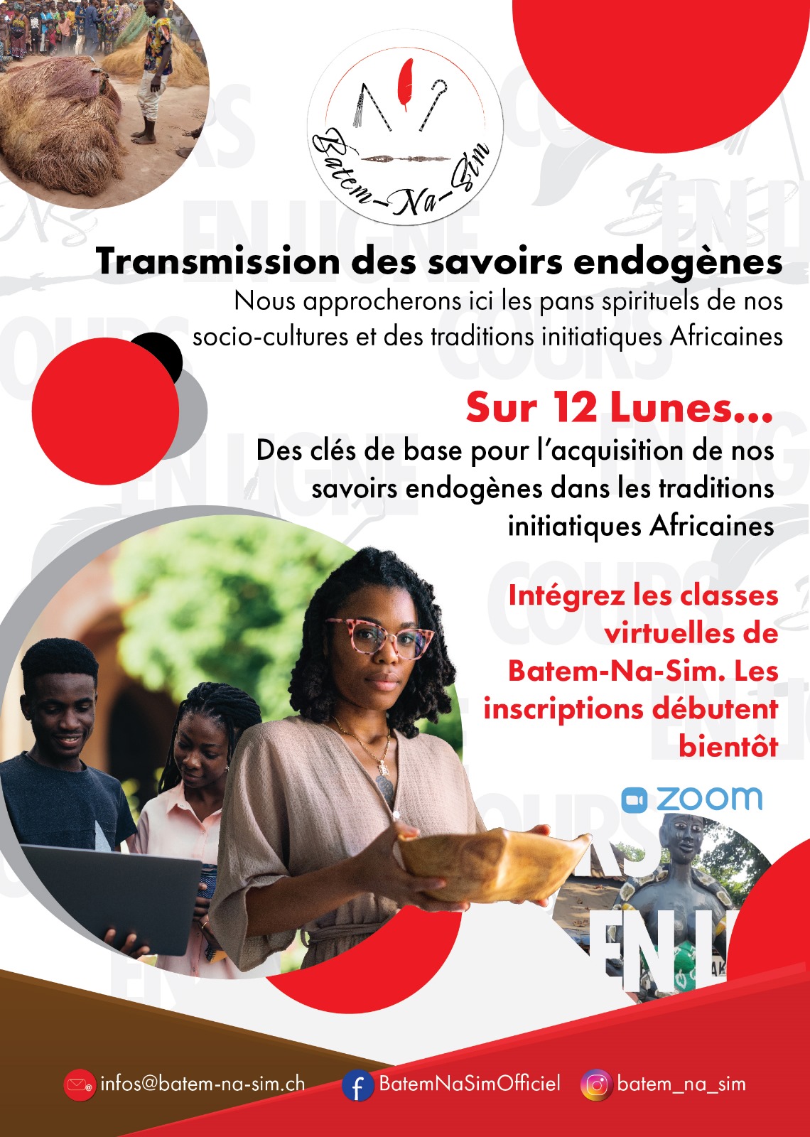 Flyer Batem-Na-Sim savoirs endogènes